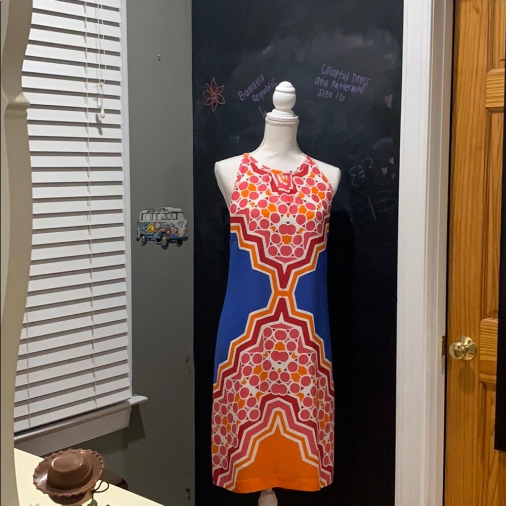 Colorful patterned dress